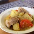 ゅめすもも's cooksnap of when they made 圧力鍋で豚バラとじゃが芋ハーブ煮　.