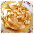 奏音mama's cooksnap of when they made 簡単おやつ★リンゴクレープ.
