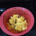 beagle1030's cooksnap of when they made ◇レンジで◇野菜ジュースのパンプディング.