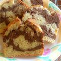 MAYUMIXY's cooksnap of when they made マーブル模様のチョコバナナケーキ.