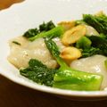 モーリーママ's cooksnap of when they made 菜の花とホタテのガーリックオイル.
