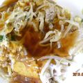 6415's cooksnap of when they made 豚肉ともやしのふんわり卵あんかけ.