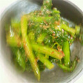 へろ★へろ's cooksnap of when they made つぼみ菜の粒マスタード和え.