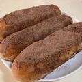 papikun's cooksnap of when they made 揚げない！簡単ココア揚げパン風.