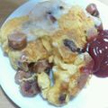 yumiyuta's cooksnap of when they made チーズ入り卵ウインナーで簡単朝ごはん.