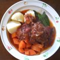 KUUMASA's cooksnap of when they made ガッツリッチ☆牛すね肉のトマト煮.