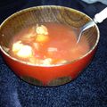 ひどーる's cooksnap of when they made 野菜たっぷり♪トマトスープ.