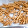 hime犬's cooksnap of when they made ピーナッツ豆腐を作った後は『かりんとう』.
