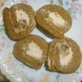 白いぐれーぷ's cooksnap of when they made バナナとモカチーズクリームの珈琲ロール.