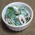 陽翔mam 's cooksnap of when they made 三つ葉とちくわのワサビマヨネーズ和え.