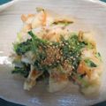 yobibaa's cooksnap of when they made 豆苗とにんじんの酢みそごまあえ.