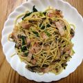 chikomon's cooksnap of when they made ＊簡単和風パスタ＊.