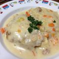 ぬっこぬこ的's cooksnap of when they made クリームハンバーグ♪.