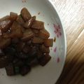 chikomon's cooksnap of when they made こんにゃくの辛炒め.