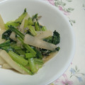 まぶたん's cooksnap of when they made 小松菜と大根とちりめんじゃこの炒め物.