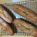 めぐみち's cooksnap of when they made 明太フランスパン(ミニバケット4本分).