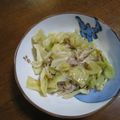 orange_boo's cooksnap of when they made 塩麹だけで絶品☆キャベツときのこの和え物.