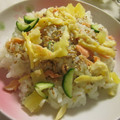 miyuki12's cooksnap of when they made 鮭ときゅうりと卵のまぜご飯.