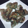 yukko78's cooksnap of when they made ＜覚え書き＞牡蠣とモズクのチヂミ.