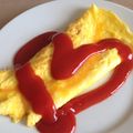 得能嫁's cooksnap of when they made 簡単!! チーズオムレツ.