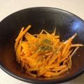 YuMy84's cooksnap of when they made にんじんのサラダ.
