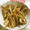 せいままま's cooksnap of when they made 給食メニュー＊揚げごぼう.