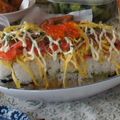 せんぎりあこがれ's cooksnap of when they made パーティーに最適！サーモンの箱寿司.