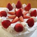 かずぅぅ～'s cooksnap of when they made スポンジ美味！基本イチゴのショートケーキ.