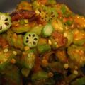 e_li_za's cooksnap of when they made おくらカレーご飯.