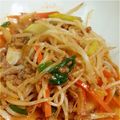 みっちマングローブ's cooksnap of when they made ランチに♪ひき肉とニラもやしのみそ炒め丼.