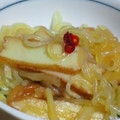 はなたまみい's cooksnap of when they made 大根とさつま揚げの炒め物.