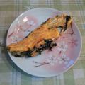 オレンジリング's cooksnap of when they made ほうれん草とハムのキッシュ風？オムレツ。.