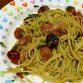 chokocoa's cooksnap of when they made 癒しのジェノベーゼパスタ♡.
