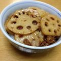 maarine's cooksnap of when they made ほんのり梅風味！レンコンの豚生姜焼き丼.