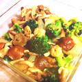 ぷーみぷみ's cooksnap of when they made きのこたっぷり！エビのバター醤油炒め.