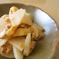 チョビ～☆'s cooksnap of when they made 大根 シーチキン 油揚げ煮物.