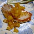 きょこきー's cooksnap of when they made ポークソテーりんごソース添え.