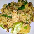 misa1209's cooksnap of when they made ★牛肉のレタスチャーハン★焼肉たれで味付.