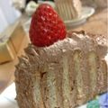 ササスケ's cooksnap of when they made しましまチョコレートケーキ.