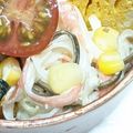 新妻あや's cooksnap of when they made ■千切りきゃべつ＆コーン＆カニカマサラダ.