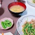 茶太郎ラッシュ･ω･'s cooksnap of when they made カニカマの仕事＠味噌汁.