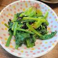 ばたみそーぱん☆'s cooksnap of when they made ほうれん草と韓国のりのナムル.