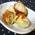 まな竜's cooksnap of when they made 千切りキャベツと梅の豚肉巻き.