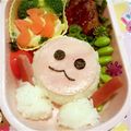 よcco's cooksnap of when they made 太鼓の達人(わだどん)弁当【キャラ弁】.