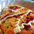 shih09's cooksnap of when they made ◆サラダをリメイク♡関西風お好み焼き◆.