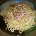 せいやす's cooksnap of when they made ベーコンと葱のパスタ.