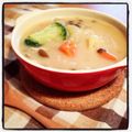 noguchihi's cooksnap of when they made ひらたけのシチュウ　ヴィーガン京都カフェ.
