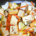 たかたん☆ミ's cooksnap of when they made 白菜と厚揚げの塩昆布炒め.