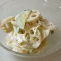 honeymit's cooksnap of when they made まろやか☆蓮根・きゅうり・竹輪のサラダ.