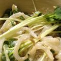 あんべみ's cooksnap of when they made もやしと貝割れのゴママヨ和え.